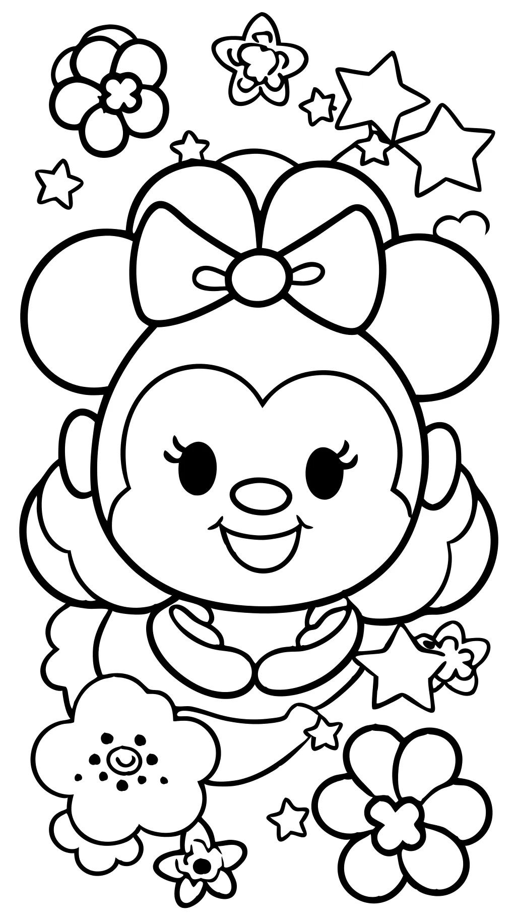 coloring pages tsum tsum